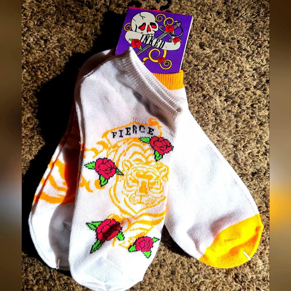 INKED sock 3pack "Fierce" sz9-11